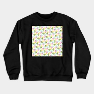 Spring Triangle Pattern Crewneck Sweatshirt